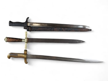 (3) Bayonets Incl. Zouave