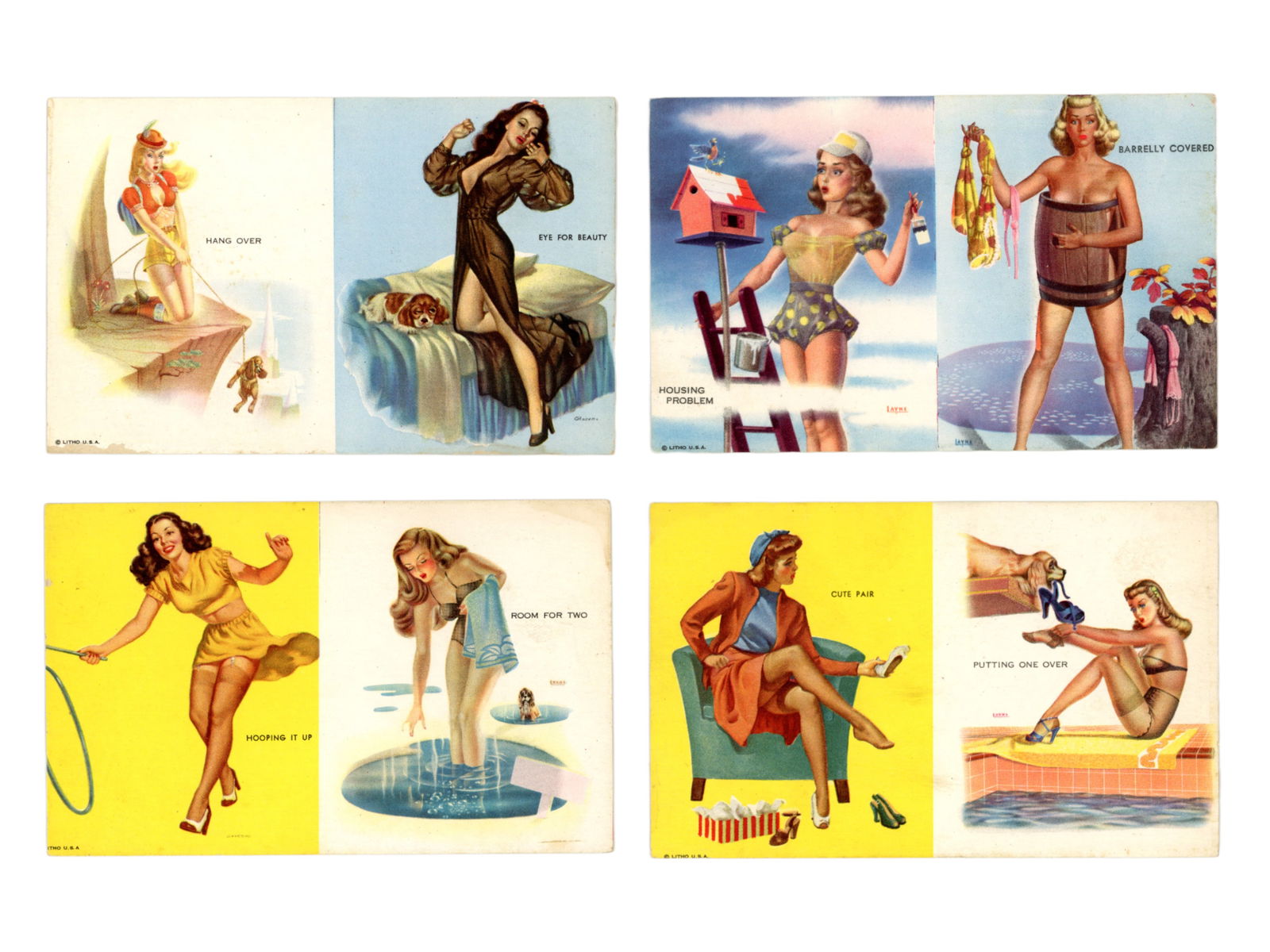 Pin-Up Mutoscope Card Collection (1 of 8)