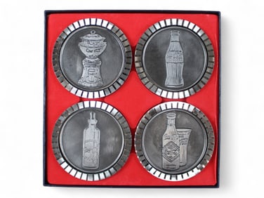 1978 Coca Cola Diamond Cut Coasters