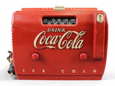 1950's Drink Coca Cola Advertising Bakelite Radio
