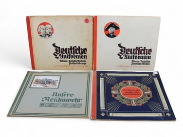 (4) German WWII Tobacco Card Albums
