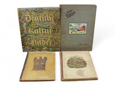 (4) German WWII Tobacco Card Albums