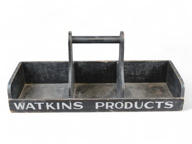 Watkins Shampoo Salesman Sample Tote Carrier