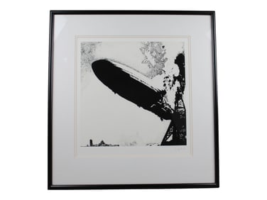 1990 Led Zeppelin Litho by George Hardie