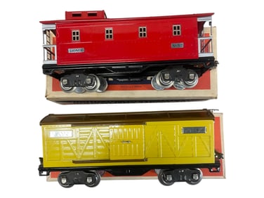 Nice Boxed Late Lionel 514 & 517 Freights