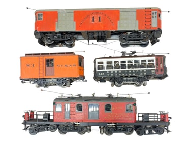 4 Custom O Scale Motorized Units