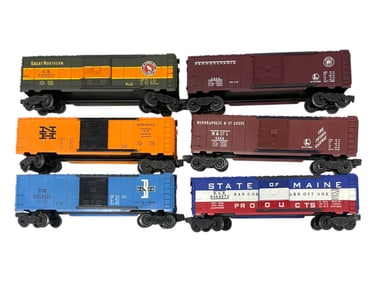 6 Lionel 6464 Boxcars