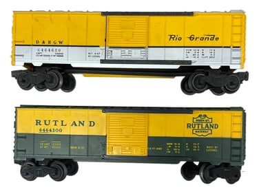Lionel 6464-300 & -650 Boxcars