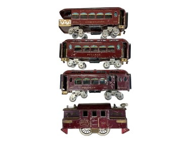 4pc Clean Lionel 53 Passenger Set