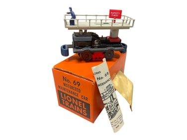 Clean Boxed Lionel 69 Maintenance Car