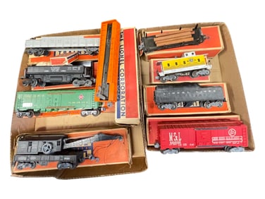 9 Boxed Lionel Freight Fars, TLC