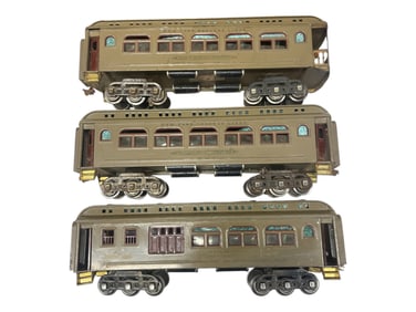 3 Lionel 400 Series Passenger Cars