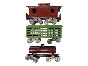 Early Lionel 13, 15 & 17 Freights