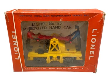 Nice Boxed Lionel 65 Handcar