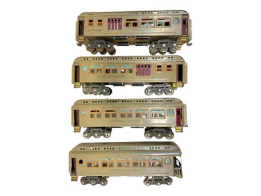 4 Lionel 418 Series Pass Cars