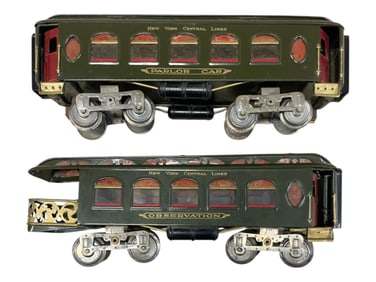 Restored Lionel Early Passenger Cars