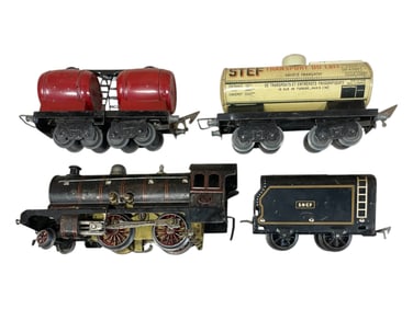 4pc JEP Steam Freight Set