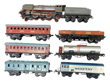 8pc MERKUR Steam Freight/Passenger Set