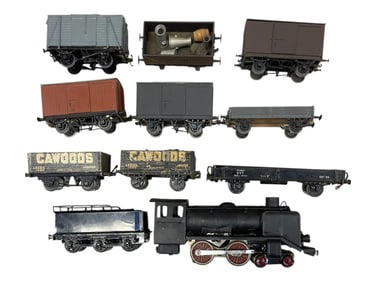 Custom Scale British Goods Train Set