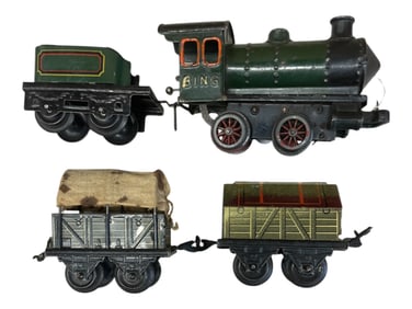 4pc Bing Steam Freight Set