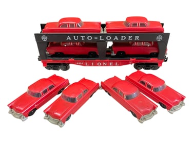 Late Lionel 6414 Red Cars, Plus 4 More!