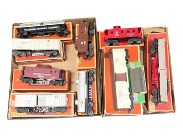 9 Boxed Lionel Freight Cars
