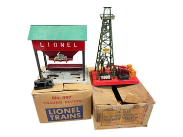 Boxed Lionel 455 & 497 Accessories