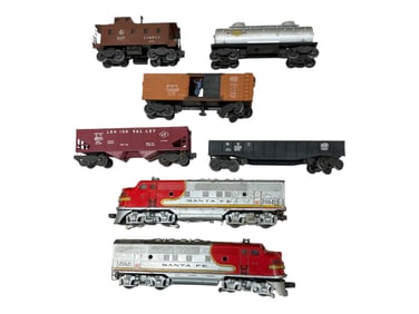 7pc Lionel 2343 SF Freight Set