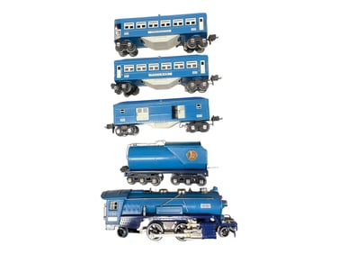 Restored Lionel Blue Comet Set