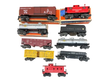 9pc Lionel Rolling Stock Lot, 2 Unusual