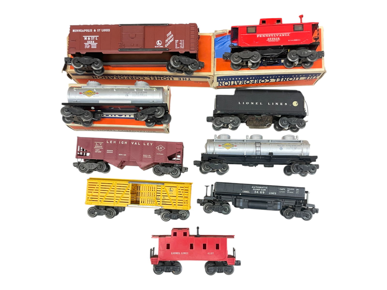 9pc Lionel Rolling Stock Lot, 2 Unusual (1 of 6)
