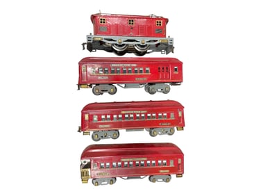 4pc Repainted American Flyer Set