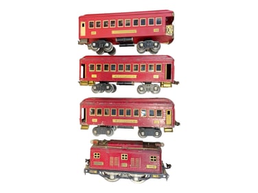 4pc Lionel 8 Passenger Set