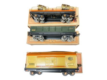 Nice Boxed Lionel 812, 814 & 820 Freights