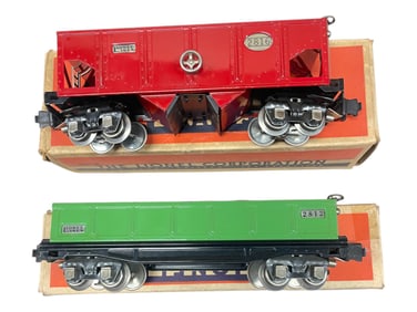 Nice Boxed Lionel 2816 & 2812 Freights