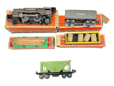 Boxed Lionel 259E & 600 Freights