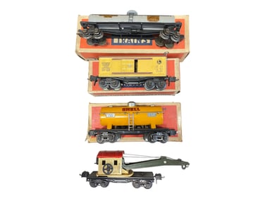 4 Late Lionel Freights, 3 Boxed.