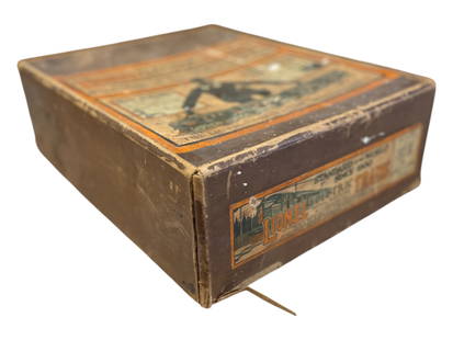 EMPTY Lionel OBS & Set Box for 97E: Includes 251E-Gray, 2-605 Pullmans; 606 Observation. Boxes are nice, 1 flap loose, missing 1 Pullman end flap. Set box has a nice label, some edge wear with minor paint splatter on top.THERE ARE NO TR