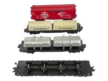 4 American Flyer 5-Digit Freight Cars