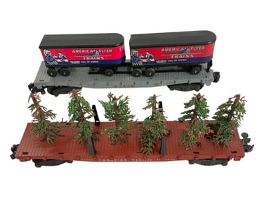 2 American Flyer 5-Digit Freight Cars