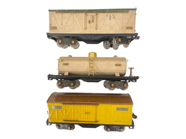 3 Lionel 500 Series Freight Cars