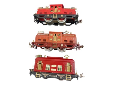 3 Repainted Lionel Prewar Electrics