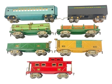 7pc American Flyer O Gauge Group