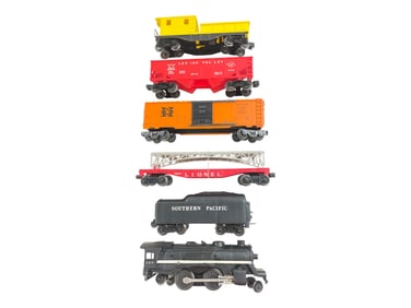 6pc Late Lionel Steam Freight Set