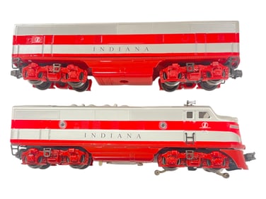 Custom Painted Lionel Indiana RR F3 AB Diesel