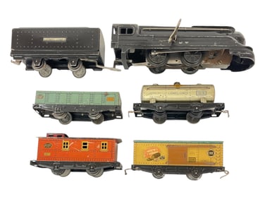 6pc Lionel  Mechanical Steam Freight Set