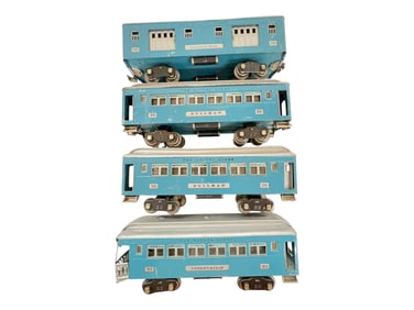 4 Clean Lionel 310 Series Passenger Cars