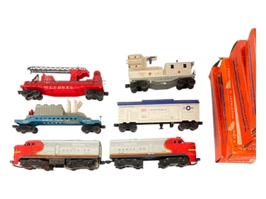 6pc Boxed Lionel 218 Military Set