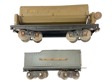 Lionel 218 Dump & 385W Tender