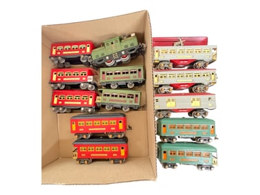 12 Restored Lionel Passenger Cars, Plus